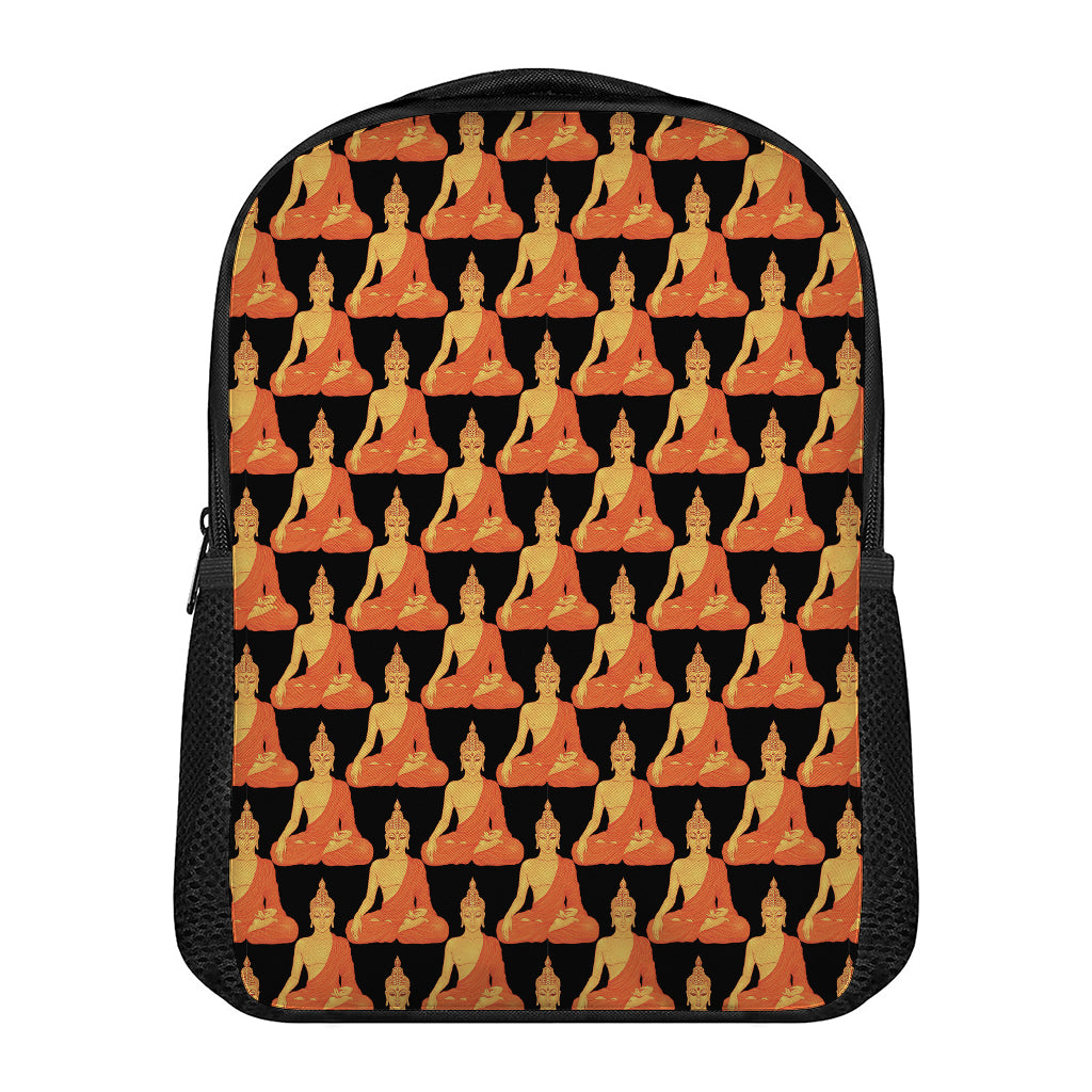 Gautama Buddha Pattern Print Casual Backpack