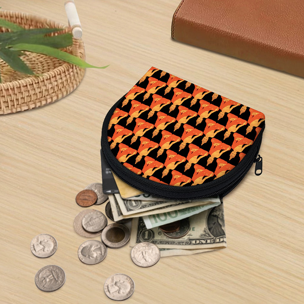 Gautama Buddha Pattern Print Coin Purse