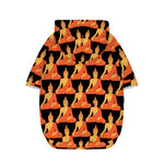 Gautama Buddha Pattern Print Dog Zip Up Hoodie