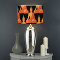Gautama Buddha Pattern Print Drum Lamp Shade