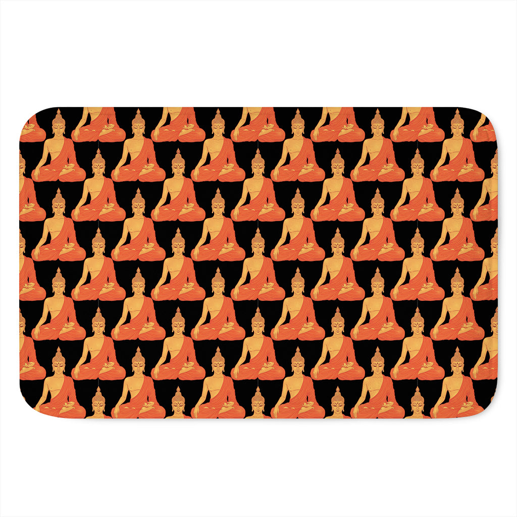 Gautama Buddha Pattern Print Indoor Door Mat