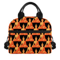 Gautama Buddha Pattern Print Insulated Lunch Bag