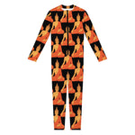 Gautama Buddha Pattern Print Jumpsuit