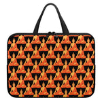 Gautama Buddha Pattern Print Laptop Sleeve With Handle
