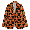 Gautama Buddha Pattern Print Men's Cotton Blazer