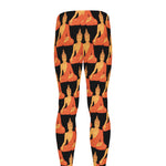 Gautama Buddha Pattern Print Men's leggings