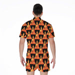 Gautama Buddha Pattern Print Men's Rompers