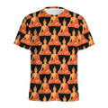 Gautama Buddha Pattern Print Men's Athletic T-Shirt