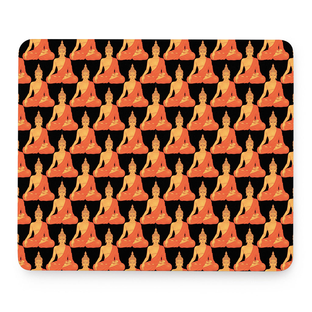 Gautama Buddha Pattern Print Mouse Pad