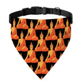 Gautama Buddha Pattern Print Over The Collar Dog Bandana
