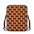 Gautama Buddha Pattern Print Rectangular Crossbody Bag