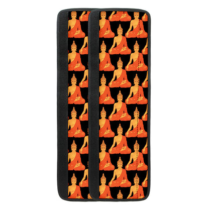 Gautama Buddha Pattern Print Refrigerator Handle Covers