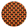 Gautama Buddha Pattern Print Round Blanket