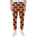 Gautama Buddha Pattern Print Joggers