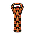 Gautama Buddha Pattern Print Single Neoprene Wine Tote