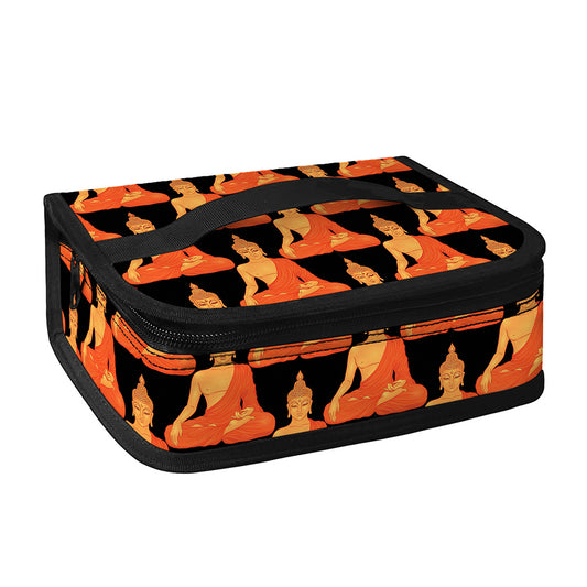 Gautama Buddha Pattern Print Small Lunch Bag