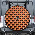 Gautama Buddha Pattern Print Tire Cover With Camera Hole