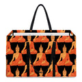 Gautama Buddha Pattern Print Utility Tote Bag