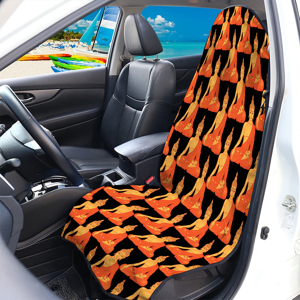 Gautama Buddha Pattern Print Waterproof Car Seat Cover