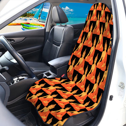 Gautama Buddha Pattern Print Waterproof Car Seat Cover