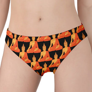 Gautama Buddha Pattern Print Women's Panties