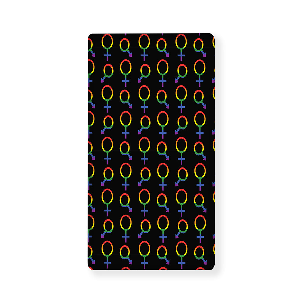 Gay Pride Gender Symbol Pattern Print Baby Crib Sheet