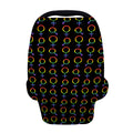 Gay Pride Gender Symbol Pattern Print Baby Seat Cover