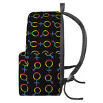 Gay Pride Gender Symbol Pattern Print Backpack