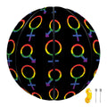 Gay Pride Gender Symbol Pattern Print Basketball