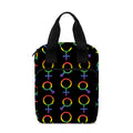Gay Pride Gender Symbol Pattern Print Bible Tote Bag