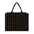 Gay Pride Gender Symbol Pattern Print Canvas Tote Bag