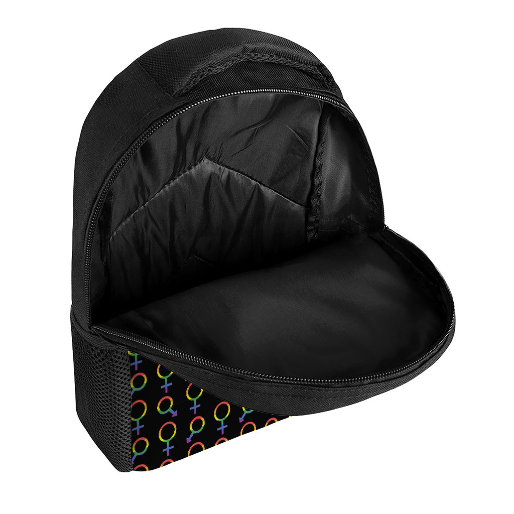 Gay Pride Gender Symbol Pattern Print Casual Backpack