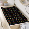 Gay Pride Gender Symbol Pattern Print Changing Pad Cover