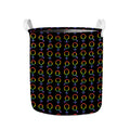 Gay Pride Gender Symbol Pattern Print Collapsible Laundry Basket