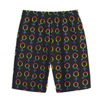 Gay Pride Gender Symbol Pattern Print Cotton Shorts