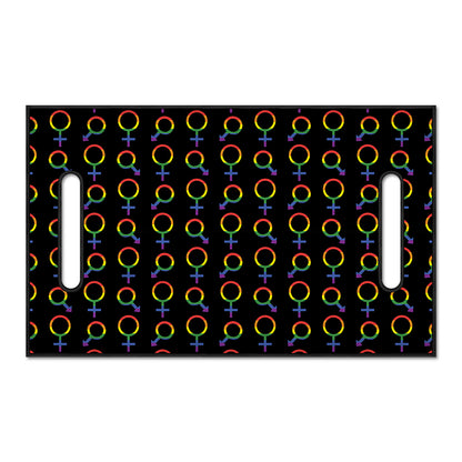 Gay Pride Gender Symbol Pattern Print Golf Cart Seat Cover