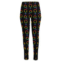 Gay Pride Gender Symbol Pattern Print High-Waisted Pocket Leggings