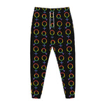 Gay Pride Gender Symbol Pattern Print Jogger Pants