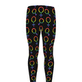 Gay Pride Gender Symbol Pattern Print Men's Leggings