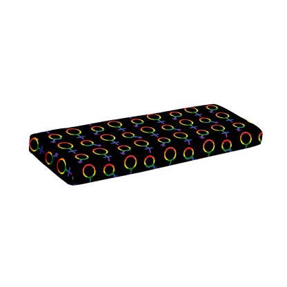 Gay Pride Gender Symbol Pattern Print Piano Keyboard Cover