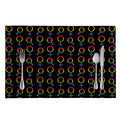 Gay Pride Gender Symbol Pattern Print Placemat