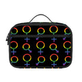 Gay Pride Gender Symbol Pattern Print Portable Lunch Bag