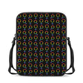 Gay Pride Gender Symbol Pattern Print Rectangular Crossbody Bag