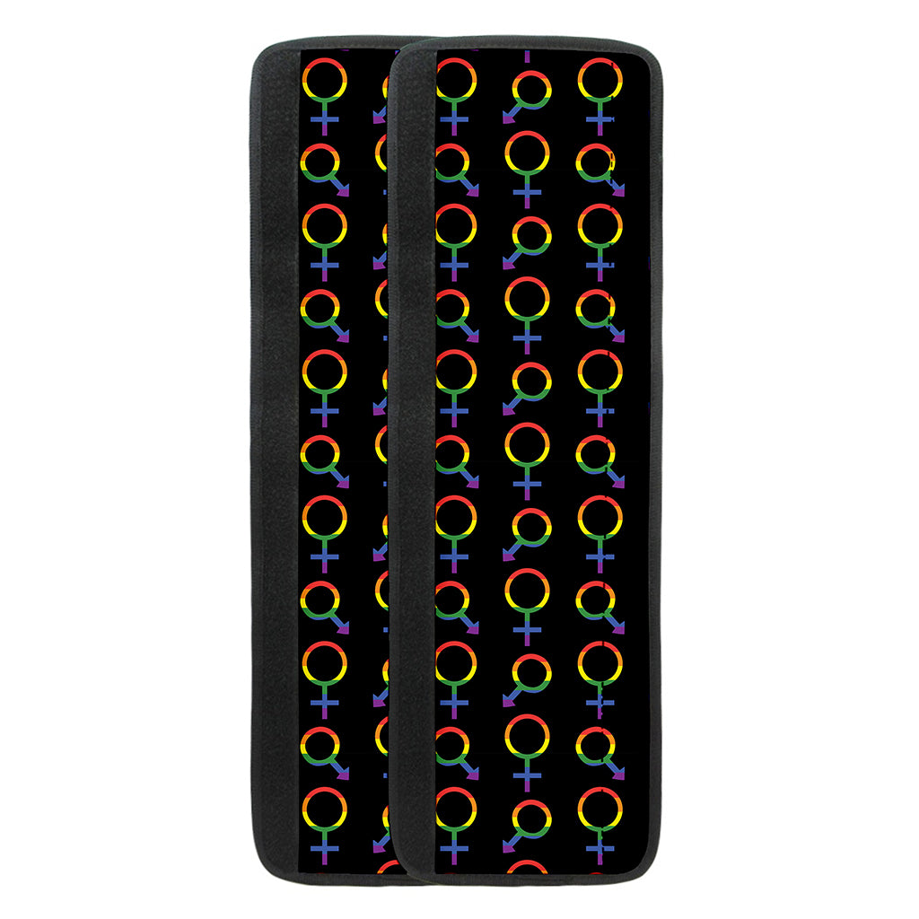 Gay Pride Gender Symbol Pattern Print Refrigerator Handle Covers