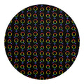 Gay Pride Gender Symbol Pattern Print Round Blanket