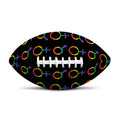 Gay Pride Gender Symbol Pattern Print Rugby Ball