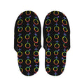 Gay Pride Gender Symbol Pattern Print Slippers