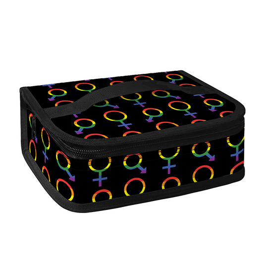 Gay Pride Gender Symbol Pattern Print Small Lunch Bag