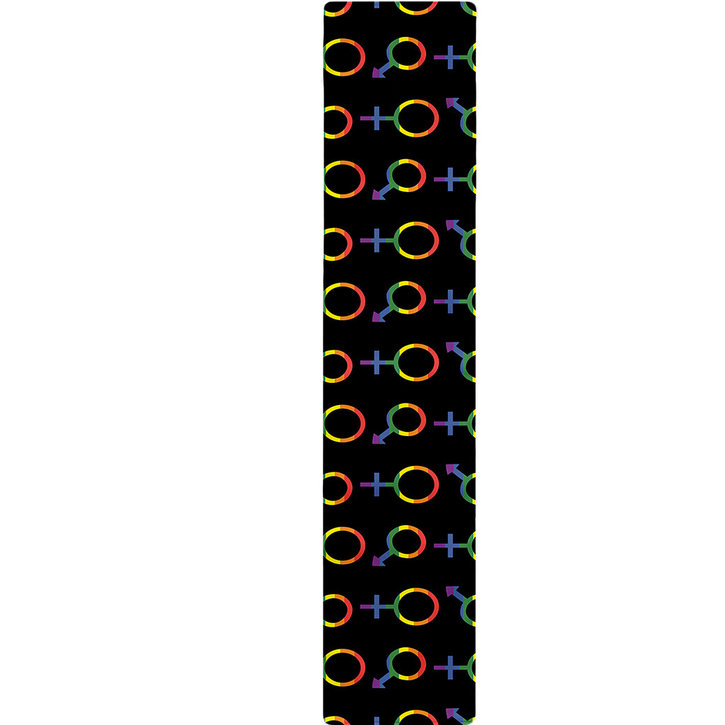 Gay Pride Gender Symbol Pattern Print Table Runner