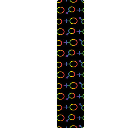 Gay Pride Gender Symbol Pattern Print Table Runner